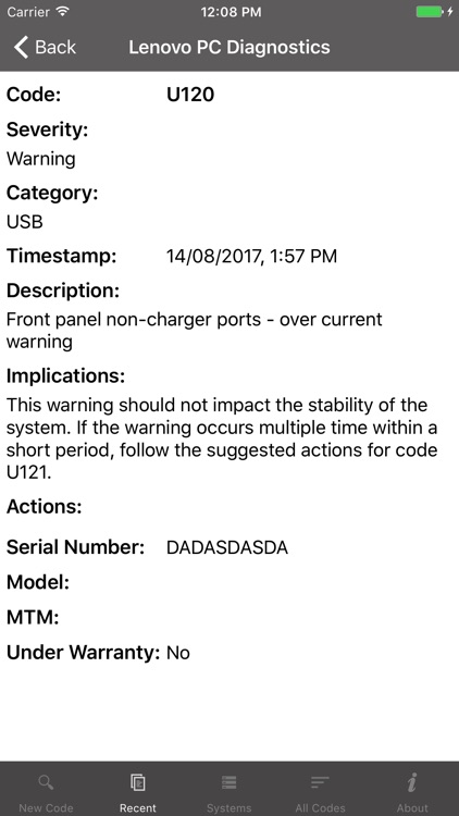 Lenovo PC Diagnostics screenshot-3