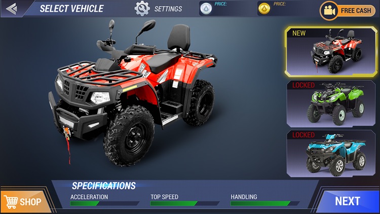 Offroad ATV Taxi Bike Drive screenshot-3