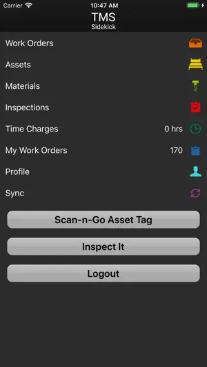 TMS Sidekick screenshot 1