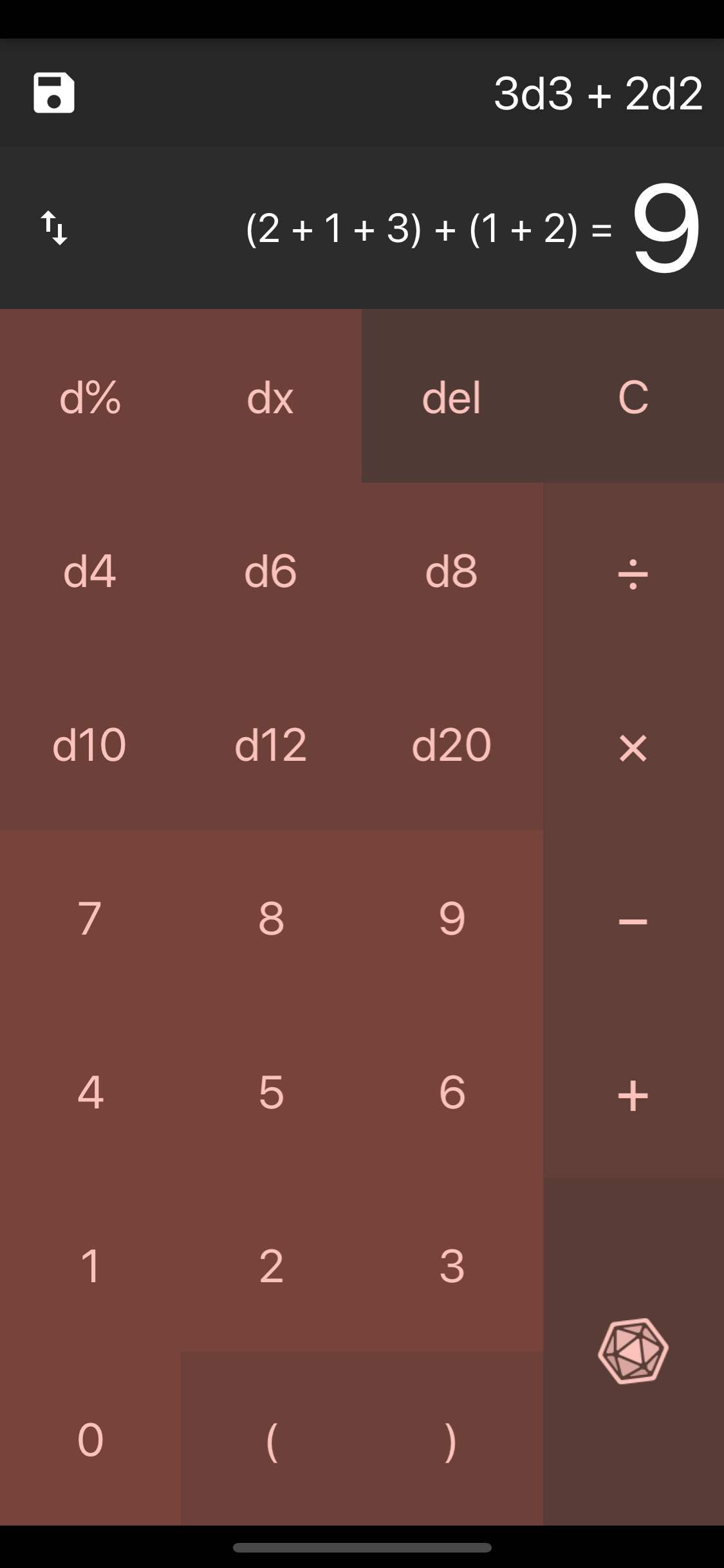 d20 Calculator