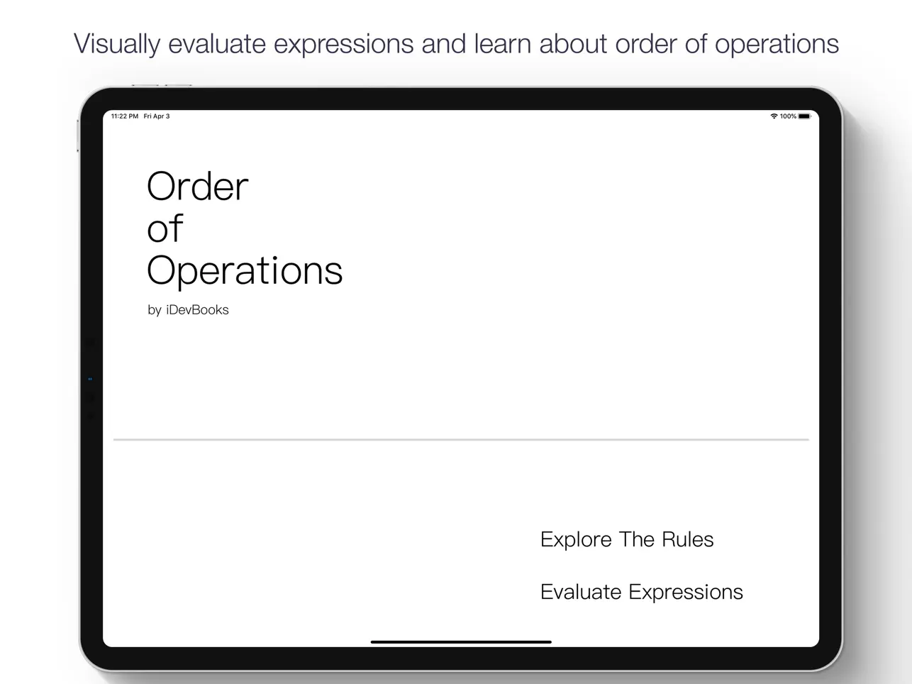 #1. Visual Order of Operations (iOS) De: Esa Helttula