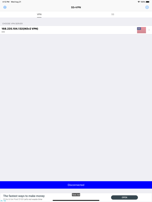 Screenshot #4 pour SS+VPN - Secure Web Surfing