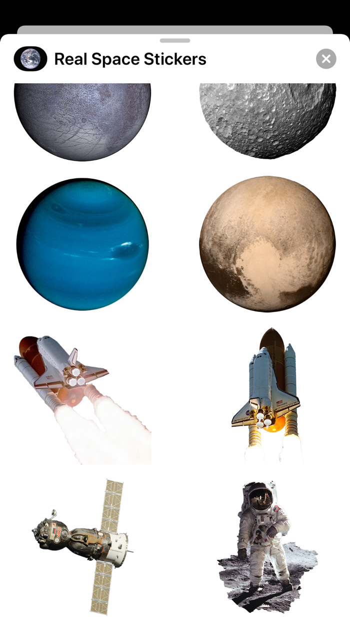 Real Space Stickers