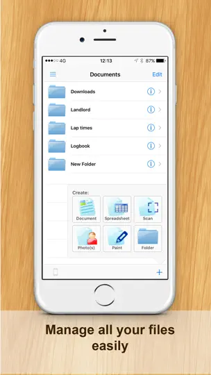 Screenshot von Documents (Office Docs) auf dem iPhone 1