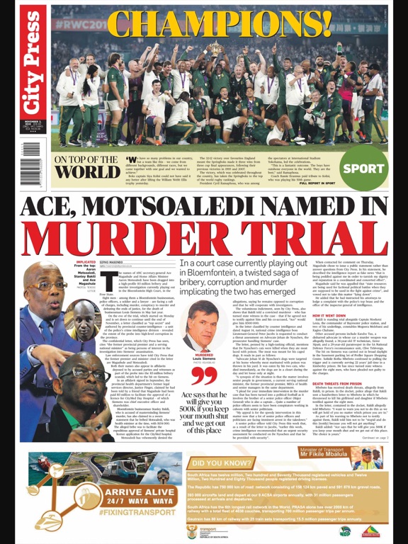 City Press - Johannesburg iPad screenshot 4