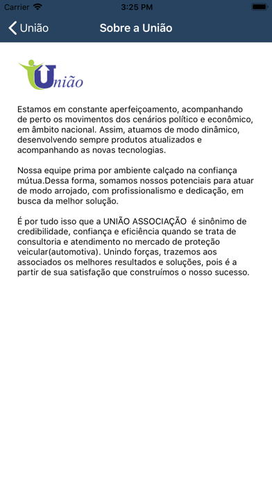 União Proteção Veicular Screenshot