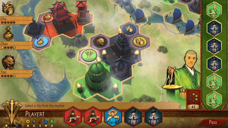 Reiner Knizia Yellow & Yangtze screenshot 4