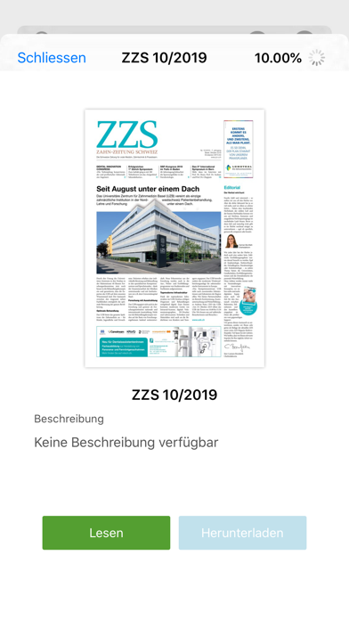 Zahnzeitung Screenshot