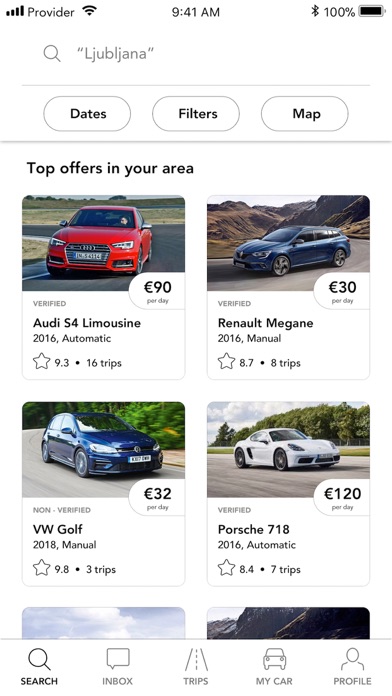 GiroCarShare Screenshot