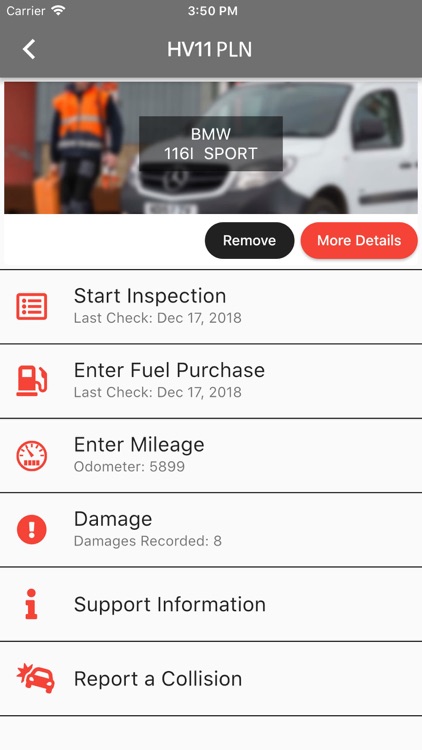 Van Excellence Pre-Use Defect screenshot-4