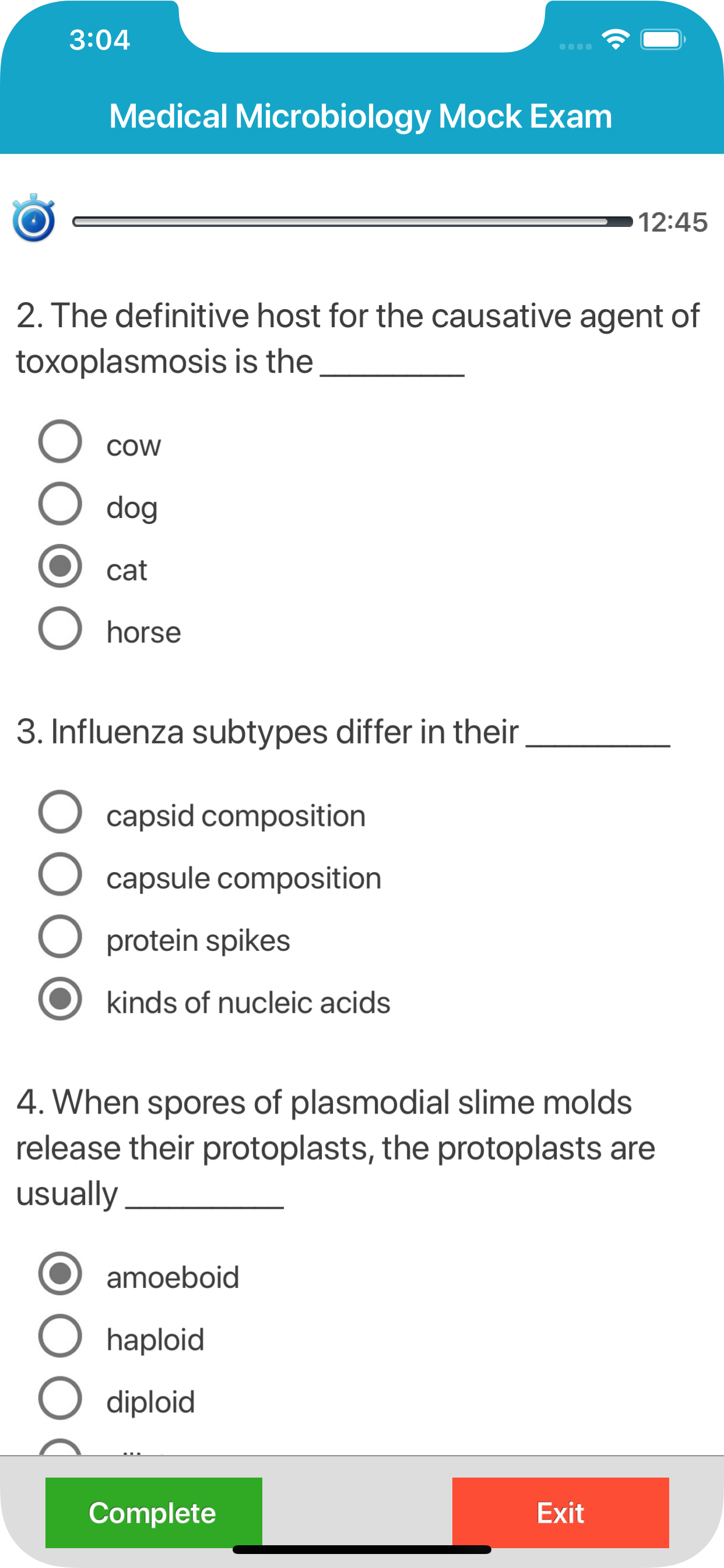 Medical Microbiology Quiz