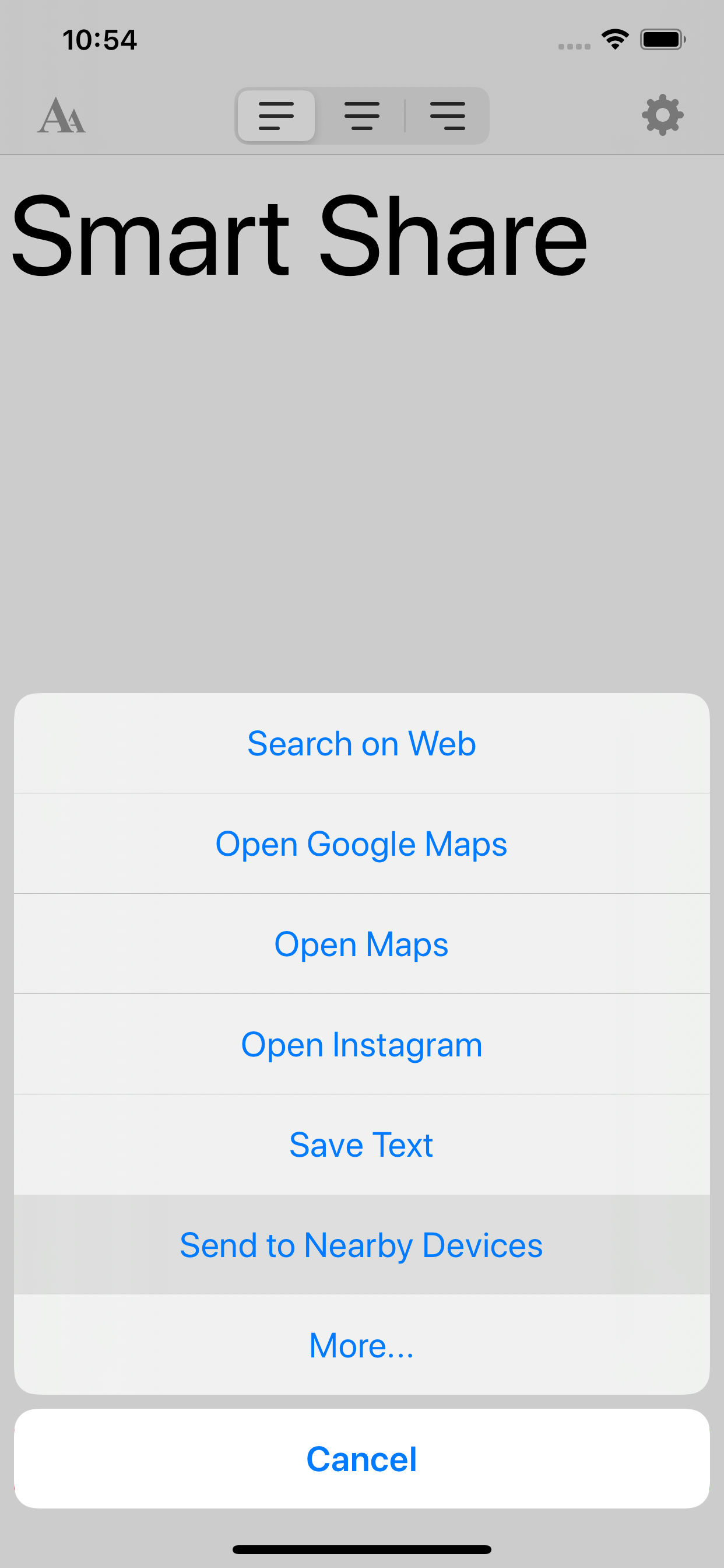 Giant Text Field