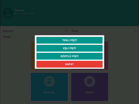 Screenshot #6 pour Pişti - İnternetsiz