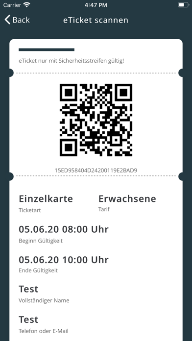 eTickets Hemsbach Screenshot