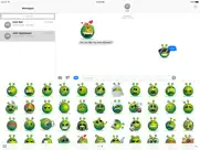 green smiley emoji stickers айпад изображения 2