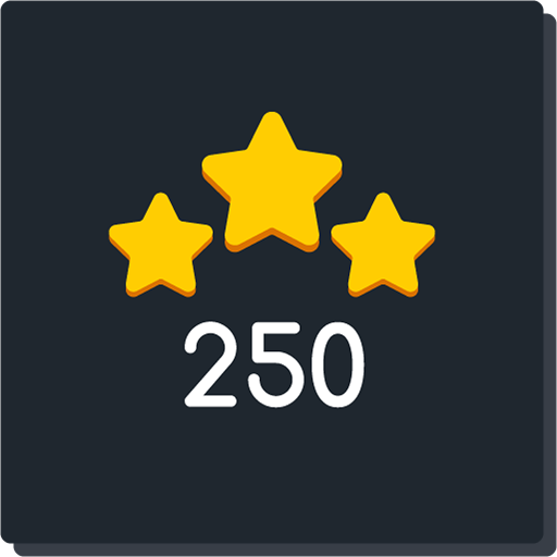 250 stars