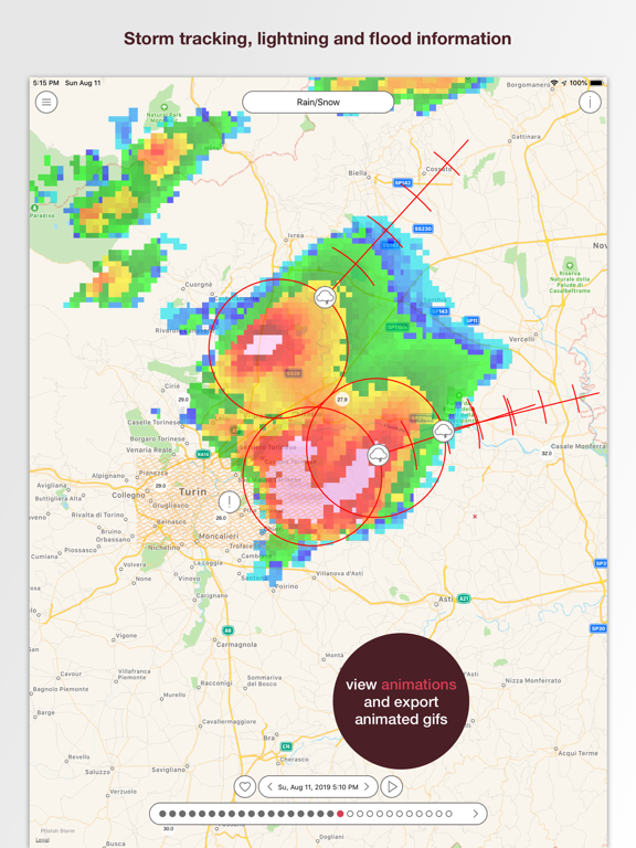 Pflotsh Storm iPad screenshot 5 - Weather app