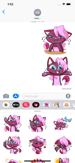 Pink Kitty Sticker Pack(圖3)-速報App