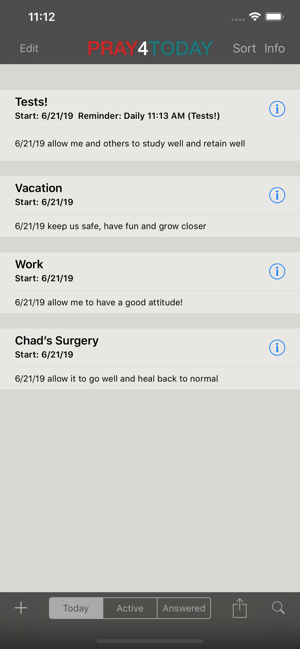 ‎Pray 4 Today - Prayer Journal Screenshot