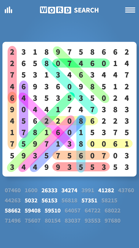 #4. Word Search Puzzles ·· (iOS) By: Matthew Murphy