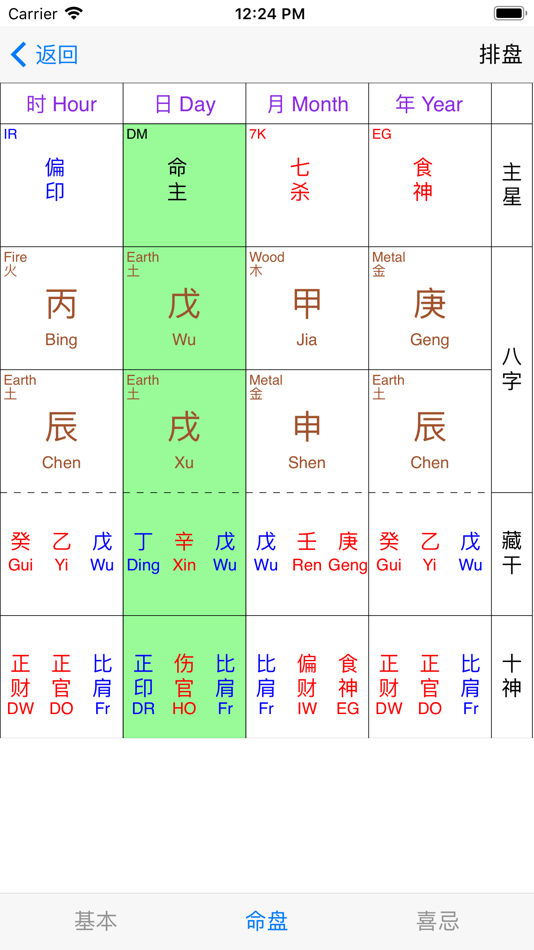 #4. 易璇八字Lite (iOS) By: Unified Yi Jing Academy
