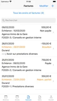 gestion micro-entrepreneur iPhone Captures Décran 3