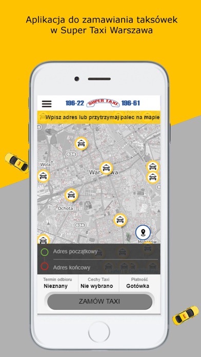 How to cancel & delete SUPER TAXI Warszawa 196 22 from iphone & ipad 1