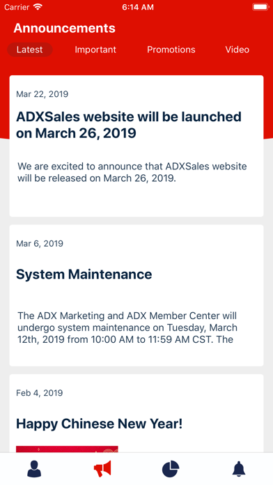 ADX Sales Screenshot