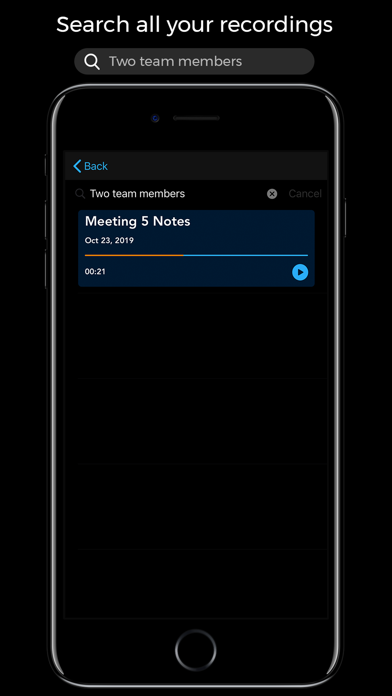 Screenshot #2 pour Smart Voice Recorder - Offline