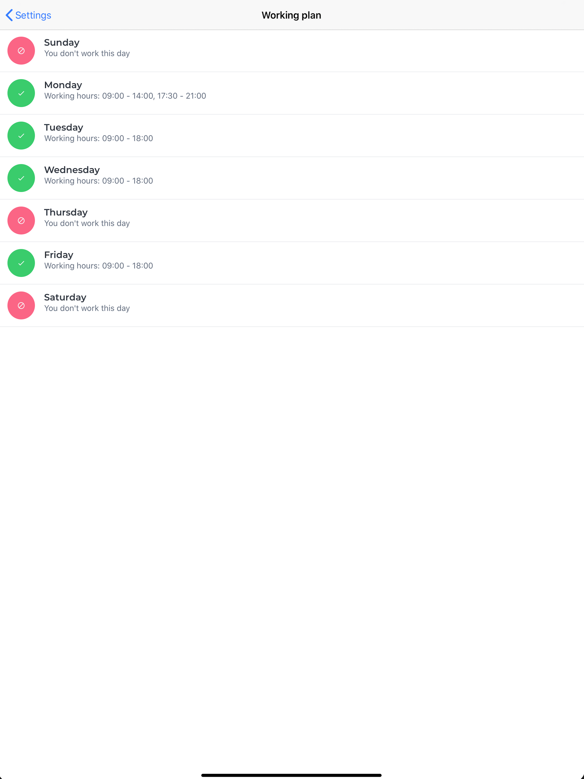 TimeSlotYou screenshot 6