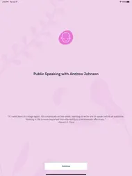 Public Speaking with AJ ipad bilder 0