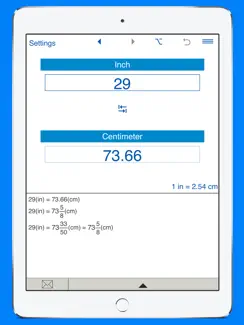 Inches to / from cm converter iPad image 3