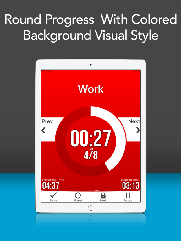 Workout Interval Timer Lite iPad screenshot 7 - Health & Fitness app