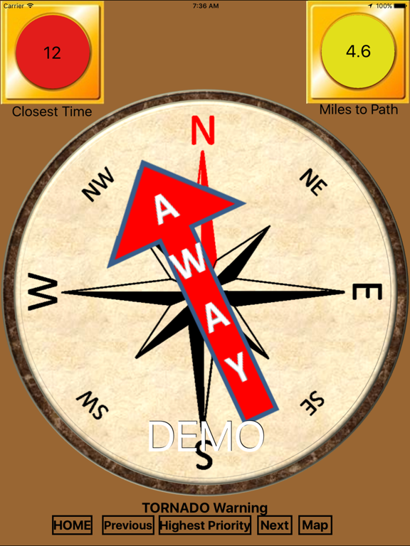 WeathAware Plus iPad screenshot 3 - Weather app