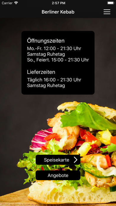 Screenshot #1 pour Berliner Kebab Bielefeld