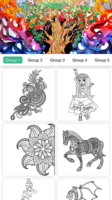 Screenshot #2 pour Kids Drawing & Coloring Pages