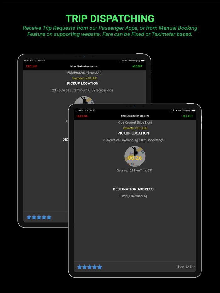 TaxiController Driver