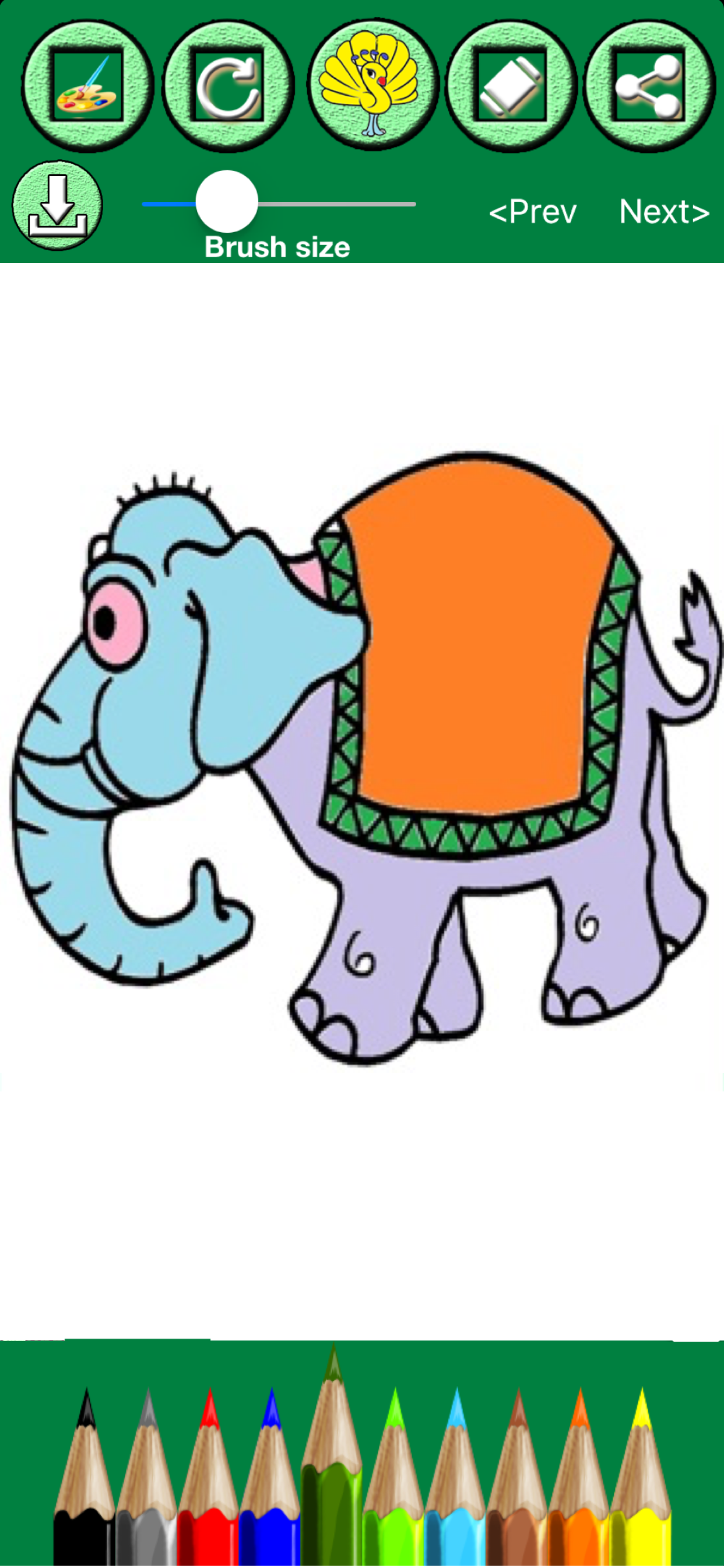 Animals & Birds Coloring book screenshot 3