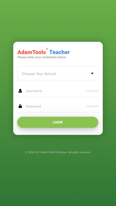 Adam Teacher Screenshot