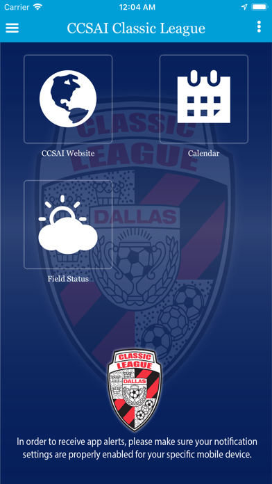 CCSAI Classic League Screenshot 1 - AppWisp.com CCSAI Classic League Screenshot 1 - AppWisp.com