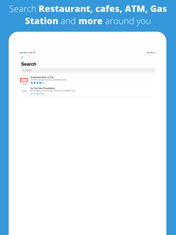 Explore Nearby iPad screenshot 5 - Travel app