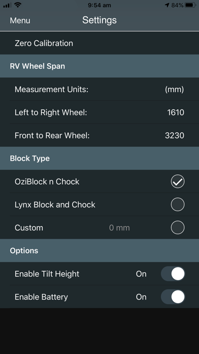 SavvyLevel RV screenshot