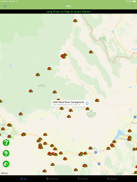 Screenshot #4 pour Idaho – Camping & RV spots