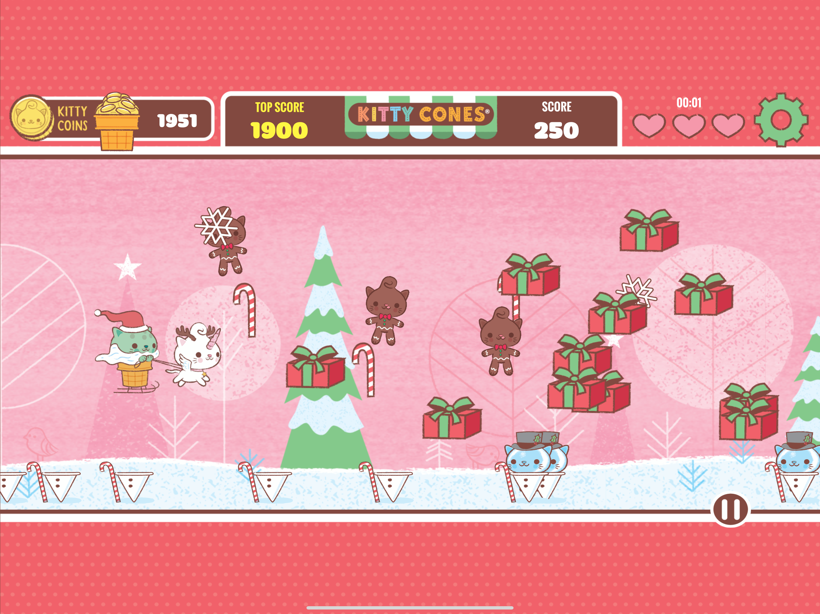 Kitty Cones Christmas screenshot 16