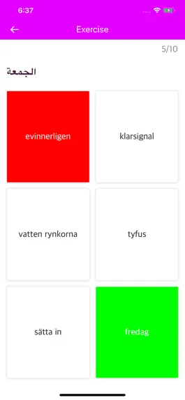 Game screenshot Arabic Swedish Dictionary mod apk