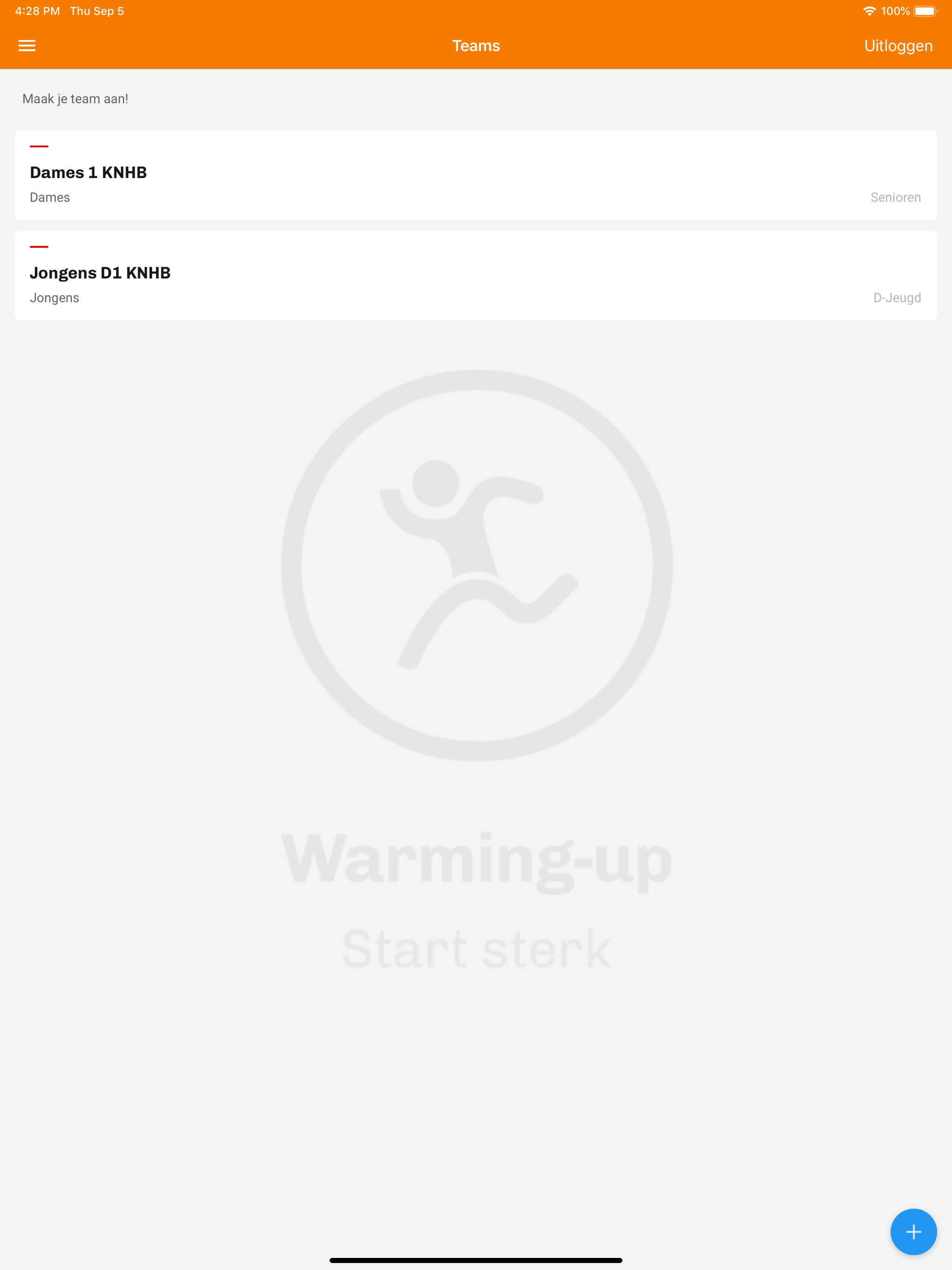 WarmingUp App