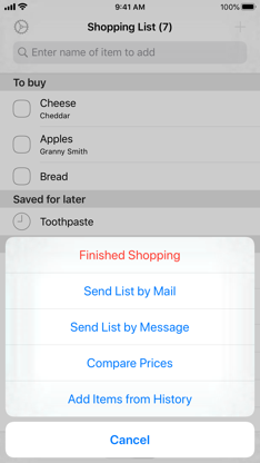 Easy Shopping List screenshot 5