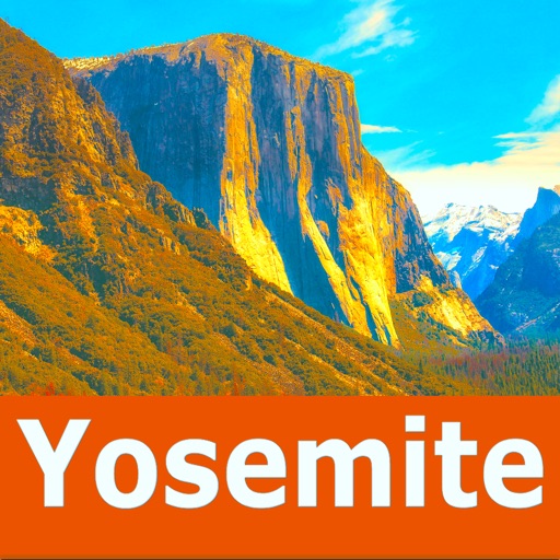 Yosemite National Park Map, CA icon