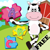 Farm Animal Puzzles - Educational Preschool Learning Games for Kids and Toddlers Free