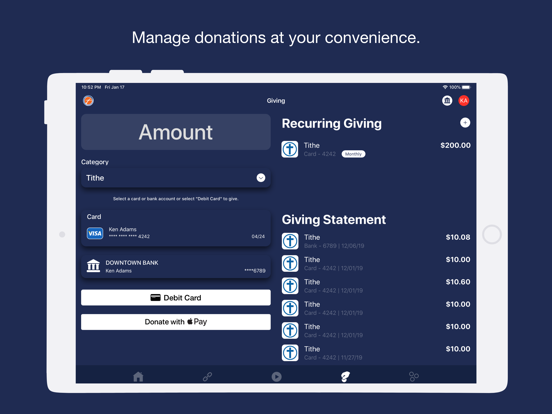 The Church At Bushland iPad screenshot 5 - Lifestyle app